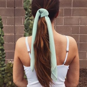 Light Green Hair Scarf